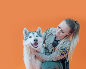 Dog with Officer