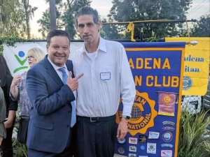 Pasadena Mayor Victor Gordo and Cesar Diaz